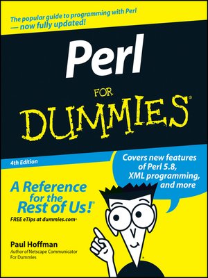 cover image of Perl For Dummies